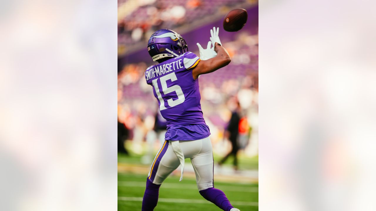 Ihmir Smith-Marsette of the Minnesota Vikings celebrates his 44-yard  News Photo - Getty Images