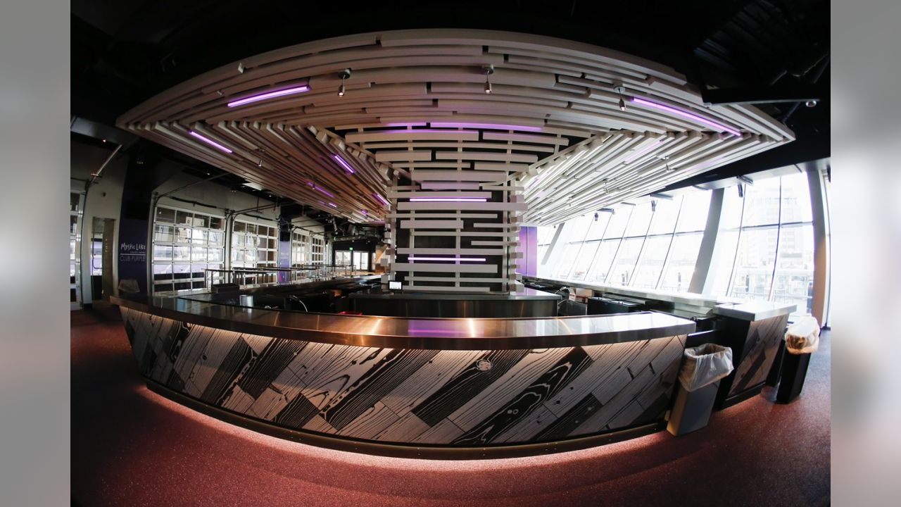 Fisheye View of Minnesota Vikings US Bank Stadium in Minneapolis