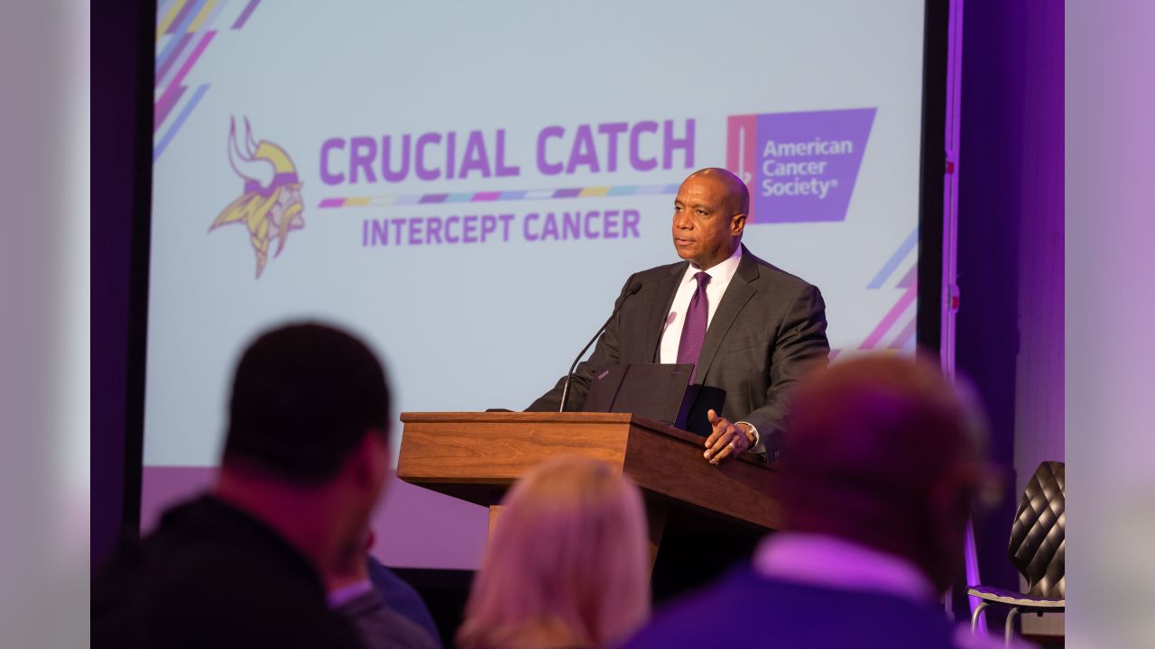 Minnesota Vikings Crucial Catch Intercept Cancer Fight Like A