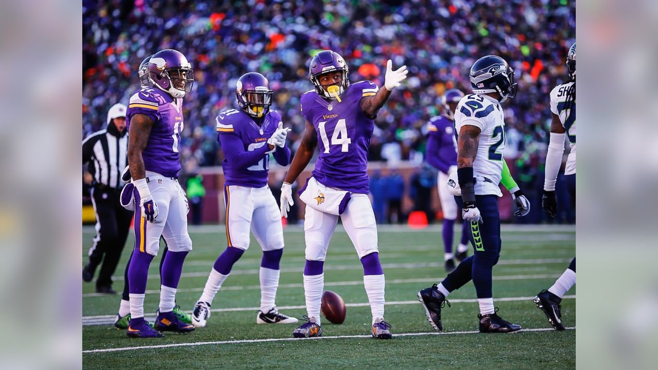 PHOTOS: Seahawks-Vikings Freezing Playoff Game