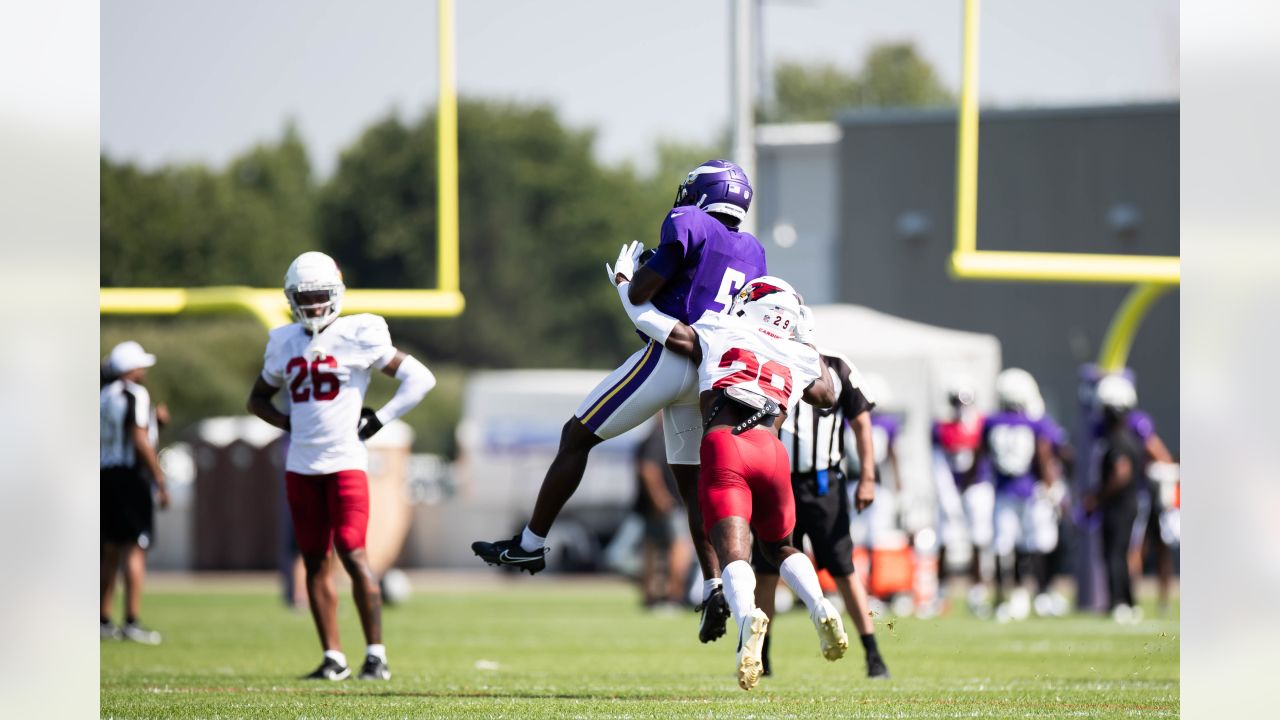 Byron Murphy making plays for Vikings in joint practices with Cardinals -  ABC News