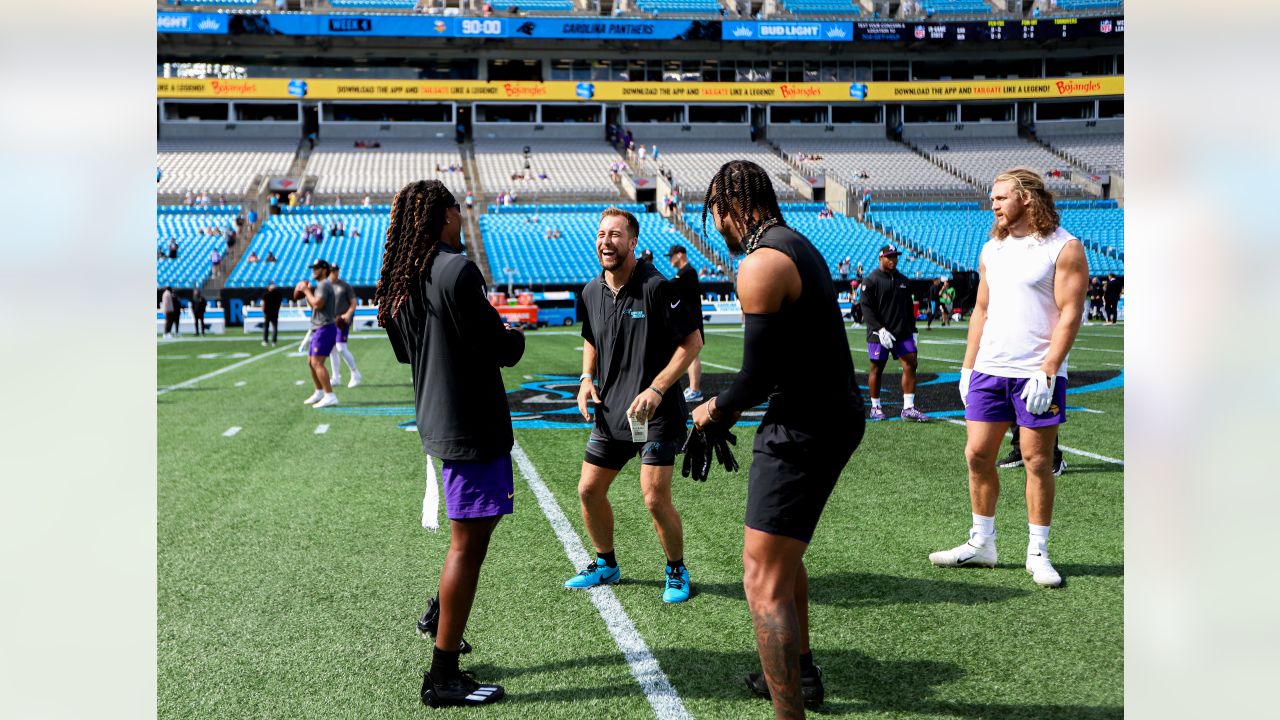 LOOK: Vikings fans take over Bank of America Stadium in Week 4