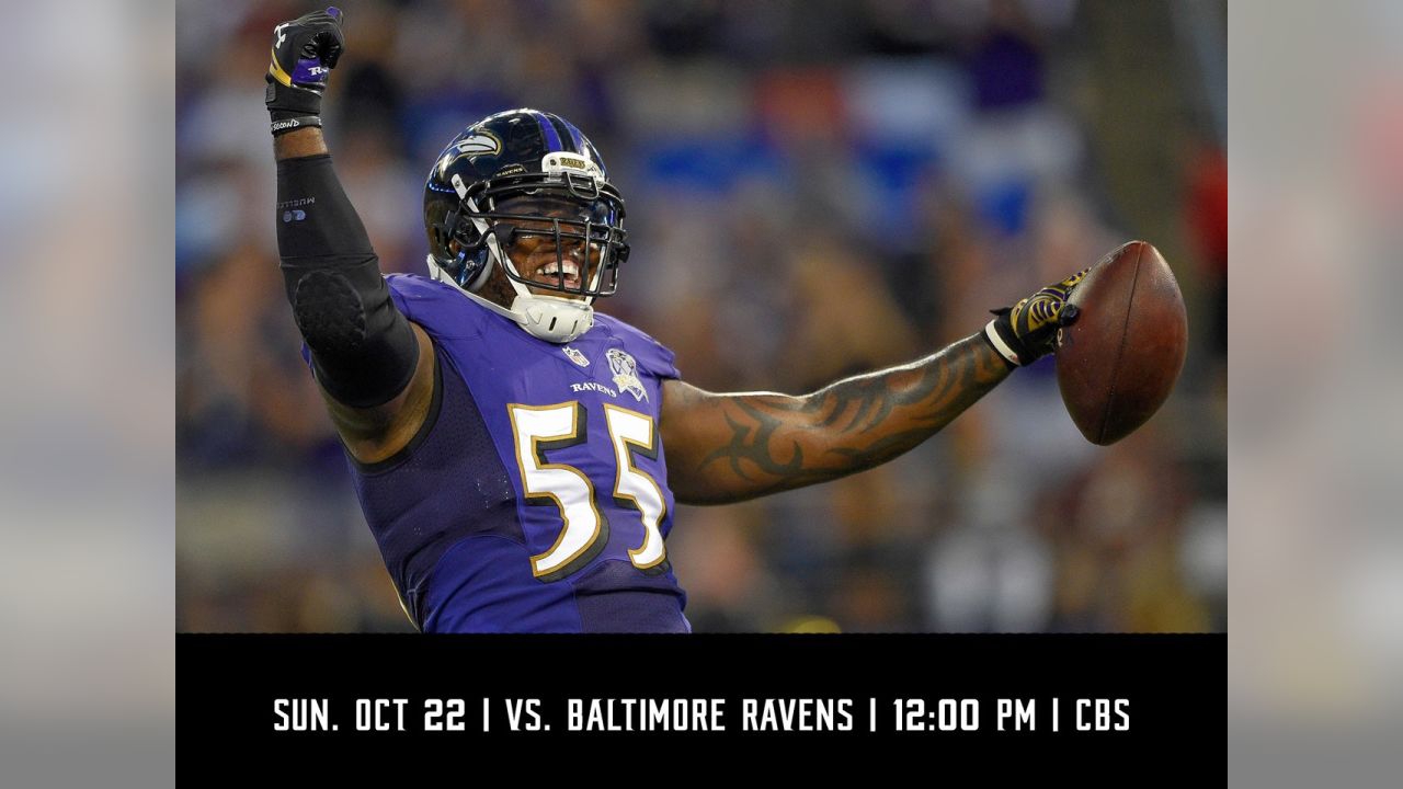 13 September 2010: Baltimore Ravens linebacker Terrell Suggs (55