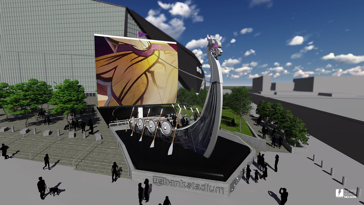 Vikings unveil design of new stadium