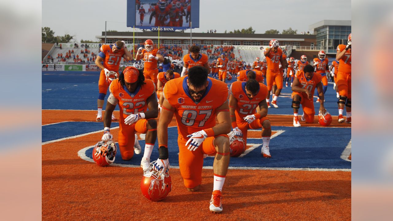 Alexander Mattison (Boise State RB #22) Vs. Fresno State 2018 