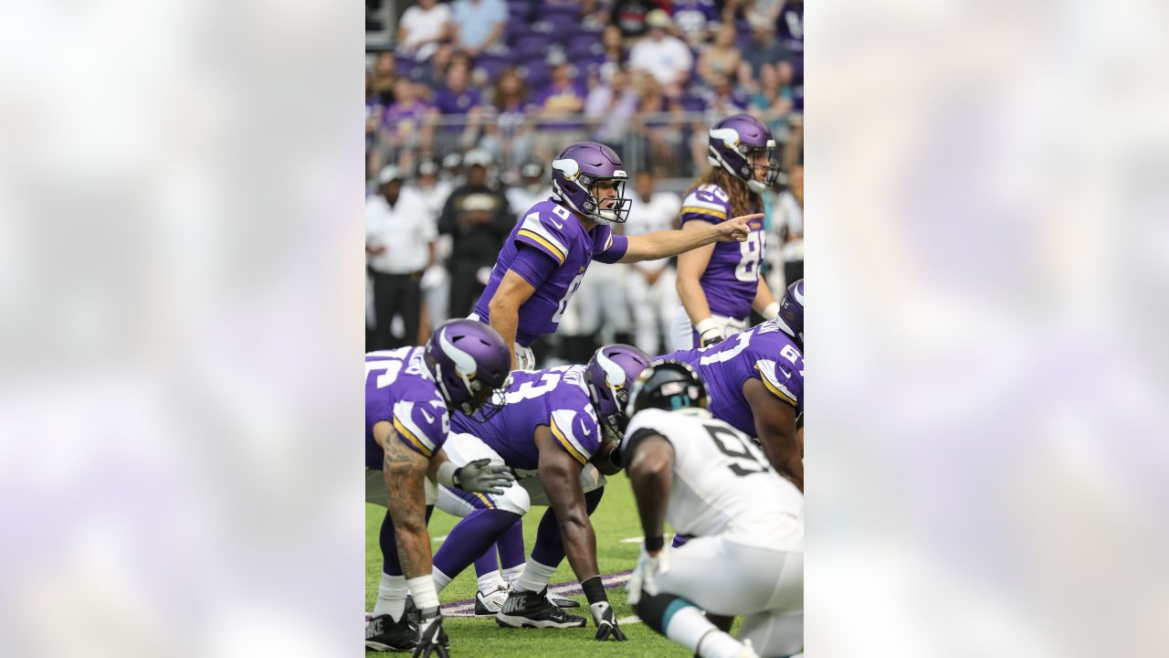 Kyle Sloter of the Jacksonville Jaguars throws a pass during