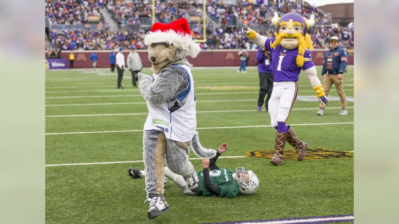 Vikings Mascot Halftime Game