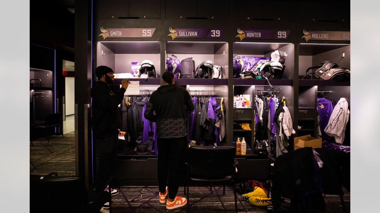 Minnesota Vikings on X: A look inside the #Vikings locker room before the  team took the field on Saturday night.  / X