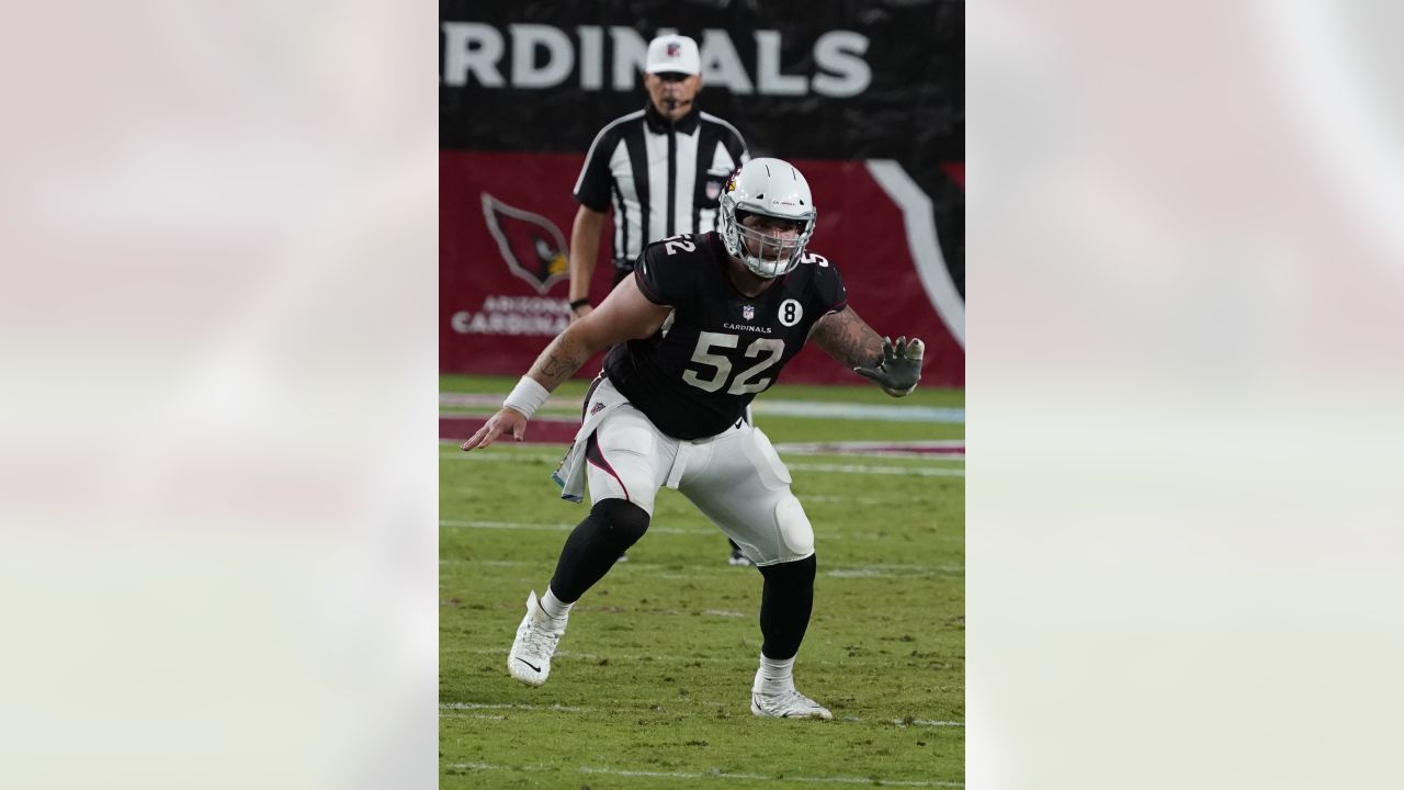 Arizona Cardinals lineman Mason Cole waits to see where he'll play