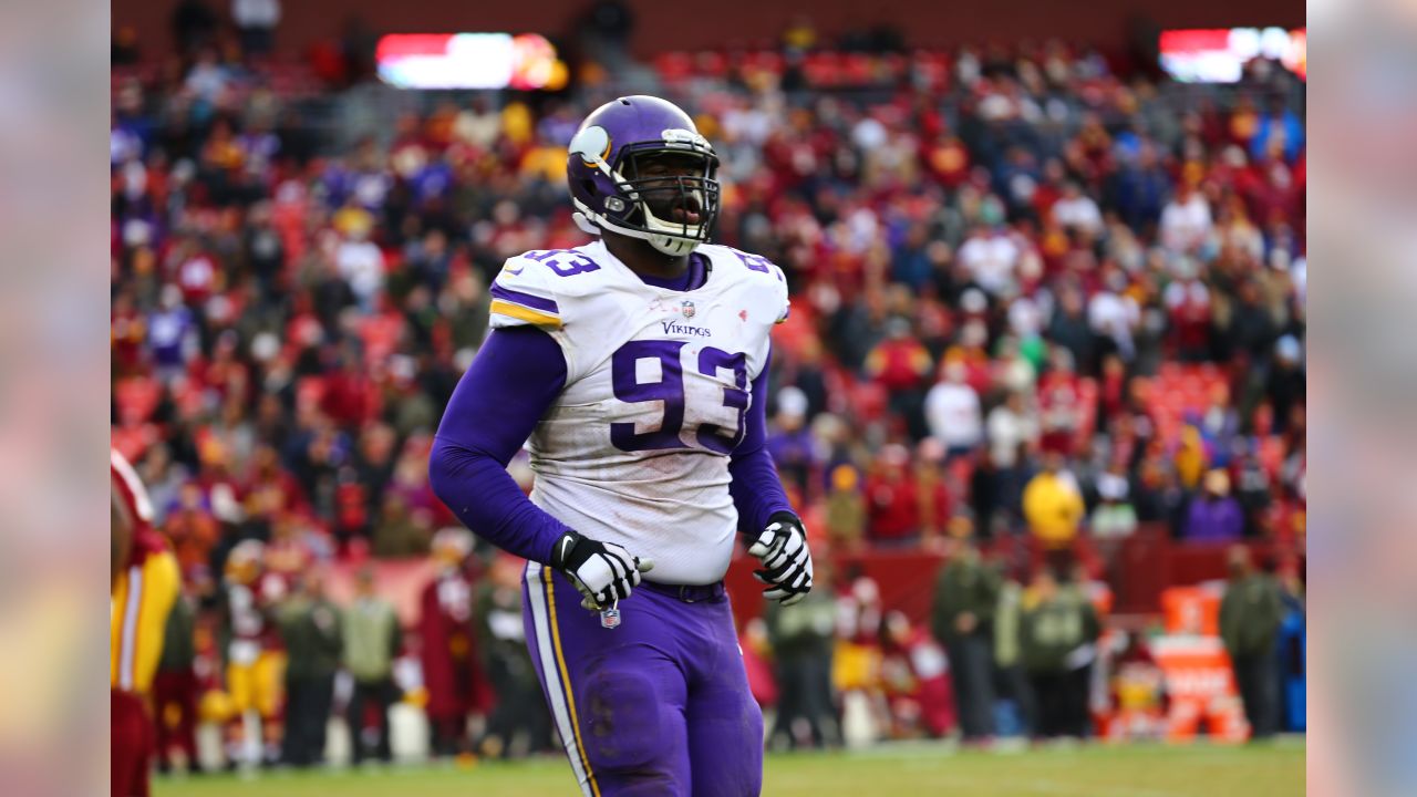 East Rutherford, New Jersey, USA. 6th Oct, 2019. Minnesota Vikings  defensive tackle Shamar Stephen (93) during a NFL game between the  Minnesota Vikings and the New York Giants at MetLife Stadium in