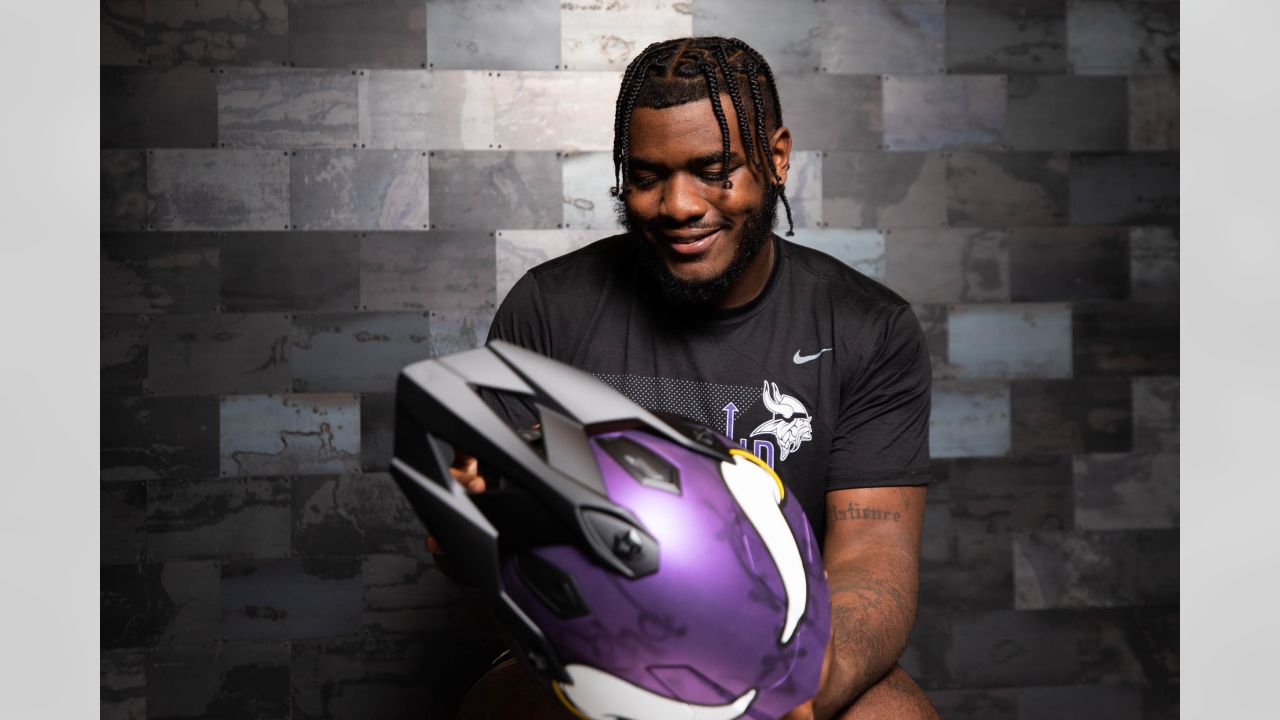 Vikings 2023 Draft Class Gifted Custom ATV Helmets by Polaris