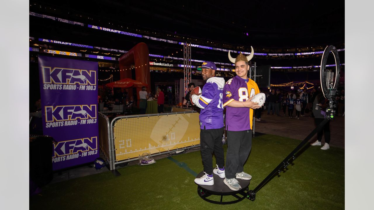 Gallery: Vikings NFL draft party at U.S. Bank Stadium