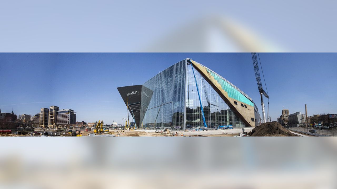 Minnesota Vikings US Bank Stadium Exterior Panoramic Picture (In-Store –  Fan HQ