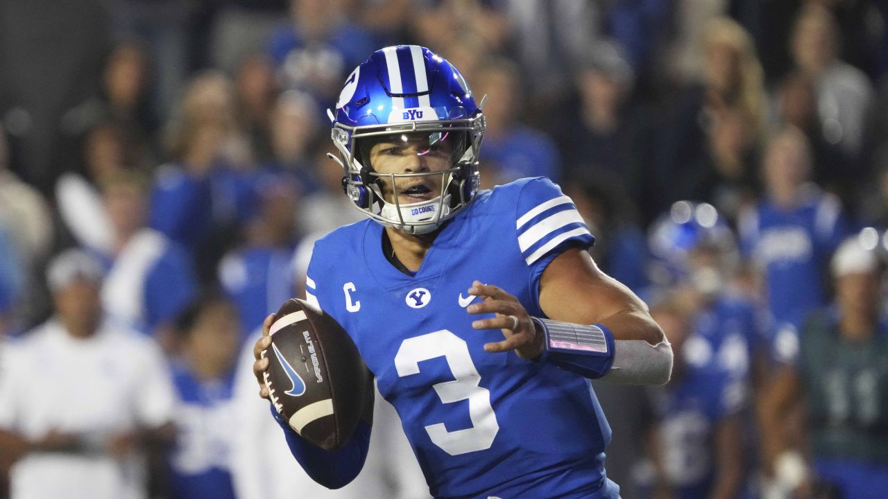 Vikings take quarterback Jaren Hall from BYU, defensive lineman