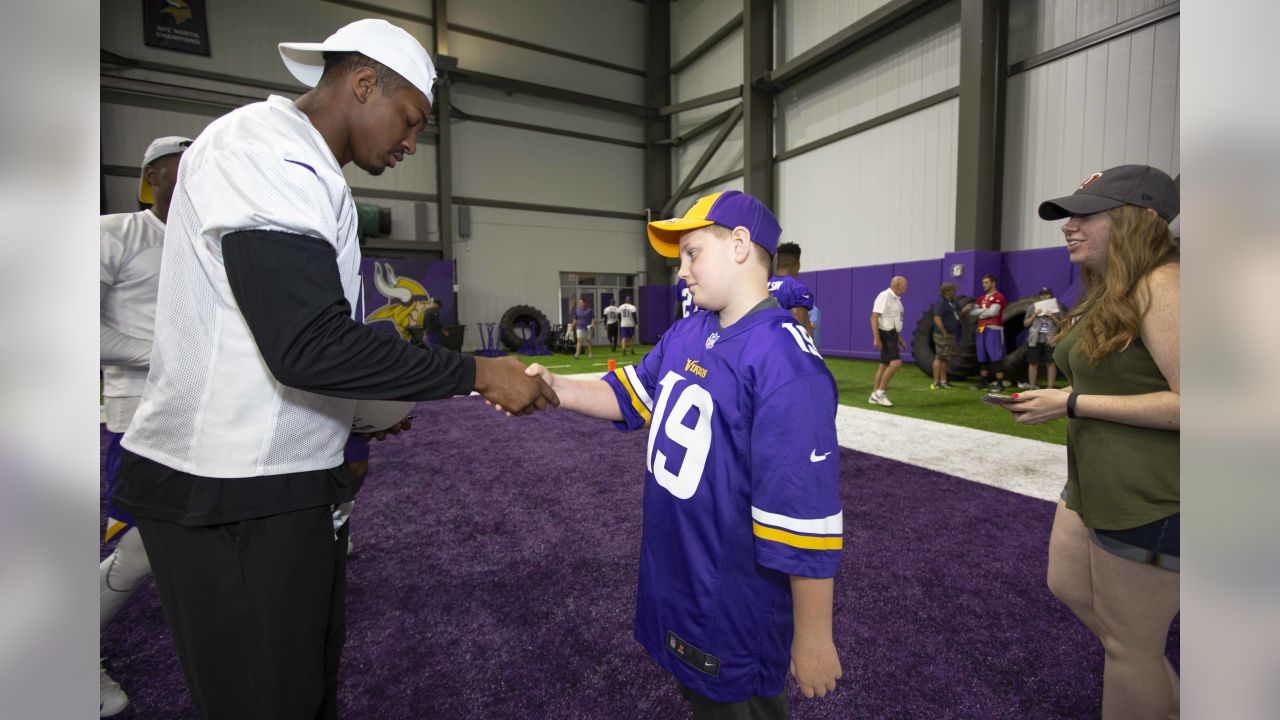 Adam Thielen Greets Minnesota Vikings Fans At Pro-Am Golf