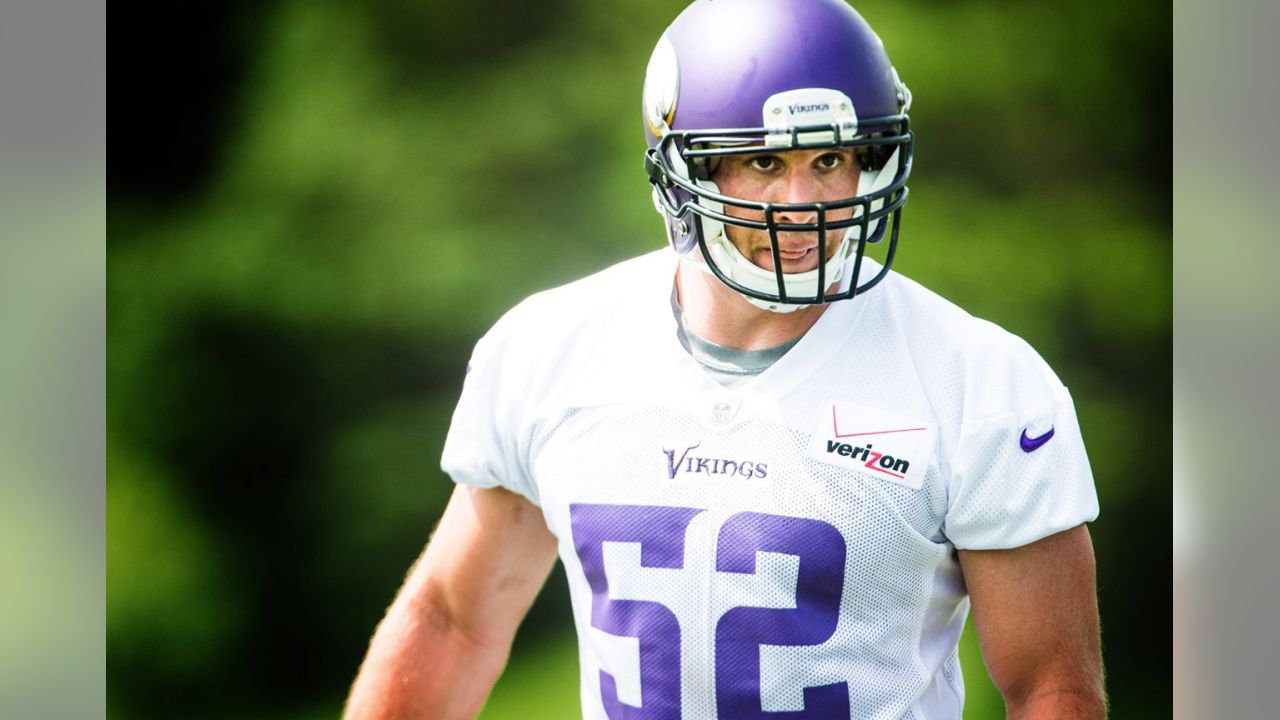 Veteran Vikings linebacker Chad Greenway enters a season he'll