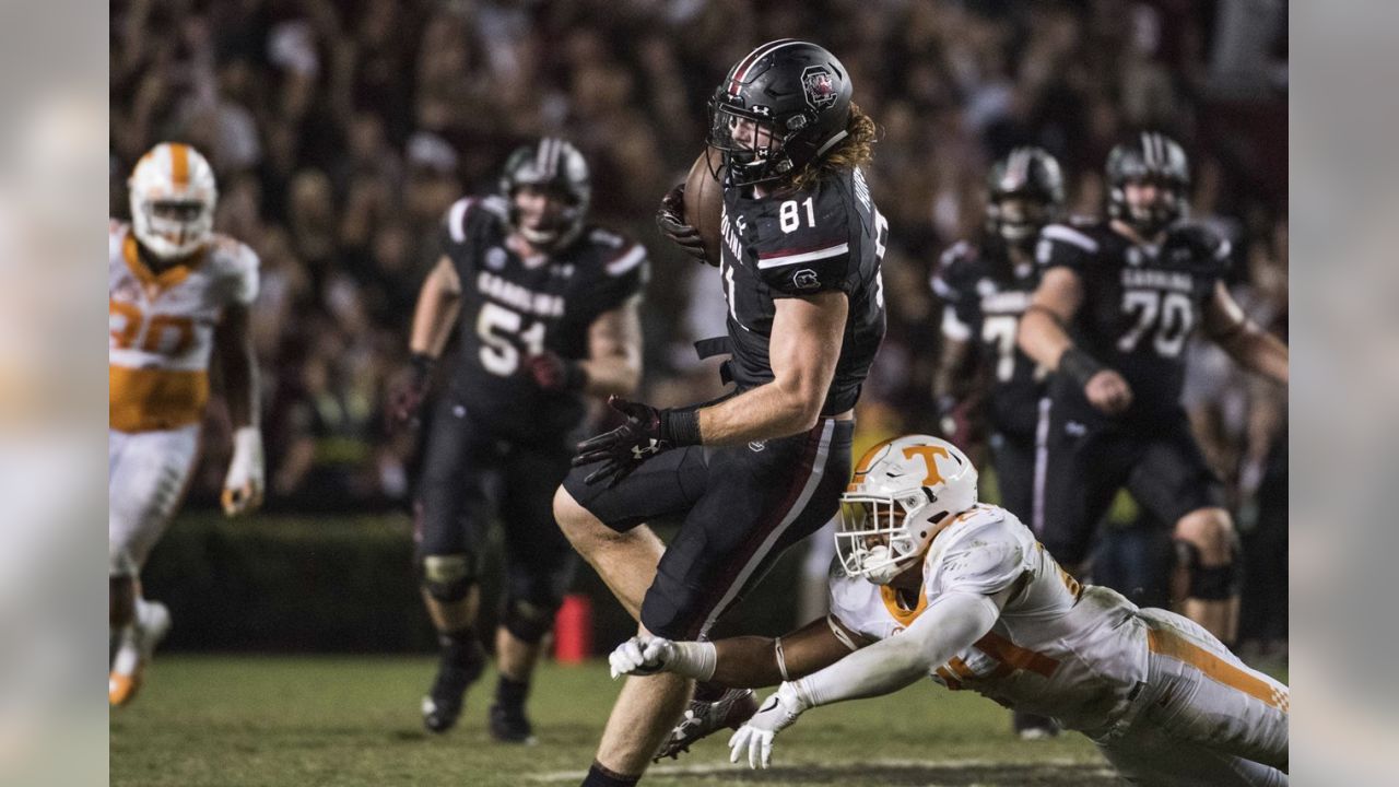 How Hayden Hurst bolstered South Carolina's pass protection vs NC