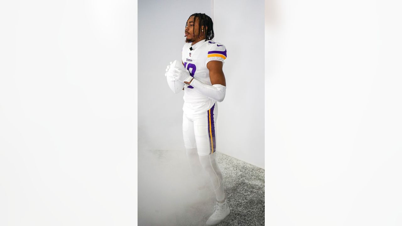 U.S. Bank Stadium Field Painted for Winter Whiteout Game