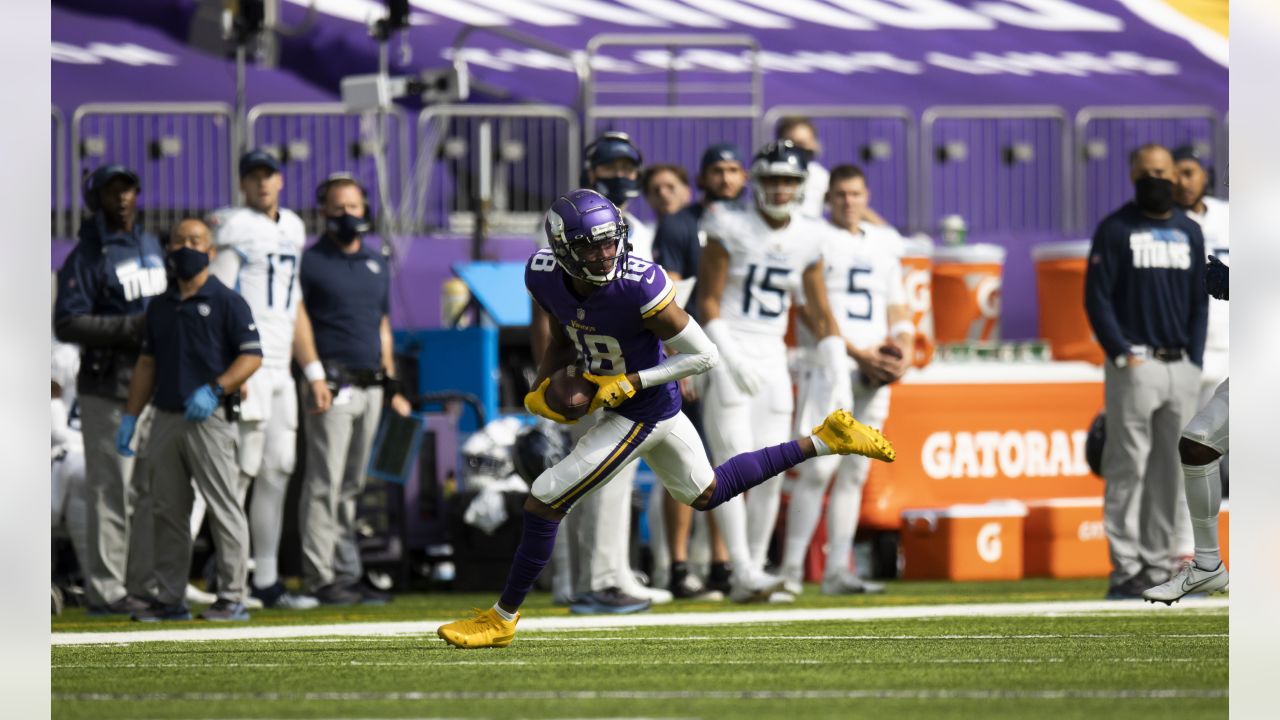 Justin Jefferson Talks with Randy Moss, Percy Harvin, Sammy White & Paul  Flatley