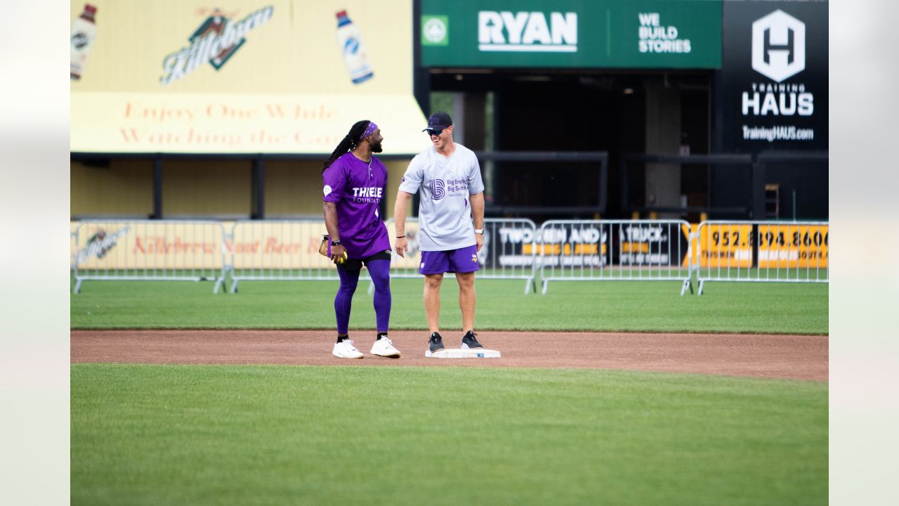 Adam Thielen Hoping to Knock Charity Softball Game Out of the Park