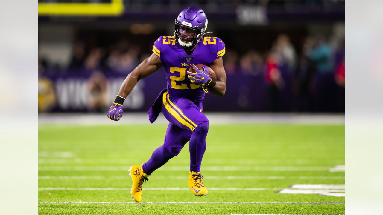 Equipment Staff Prepares Primetime Purple Jerseys for Vikings-Cowboys Game