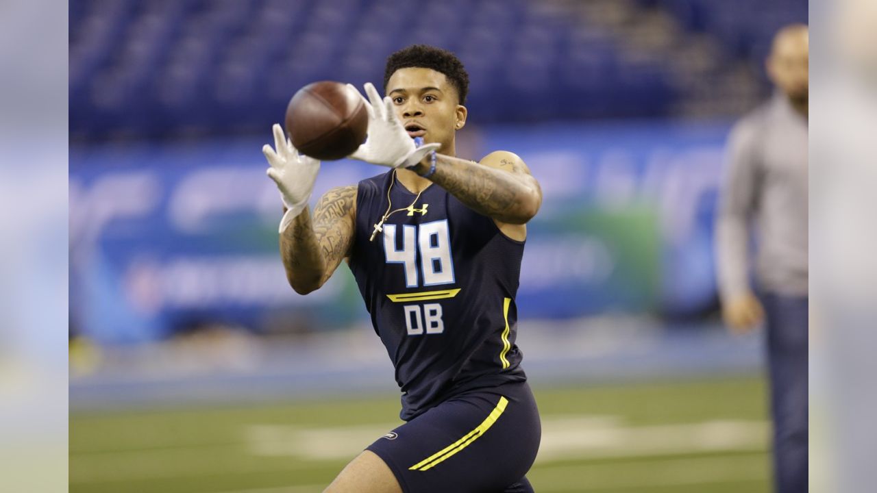 Teez Tabor out of Florida is a DB with a looming presence