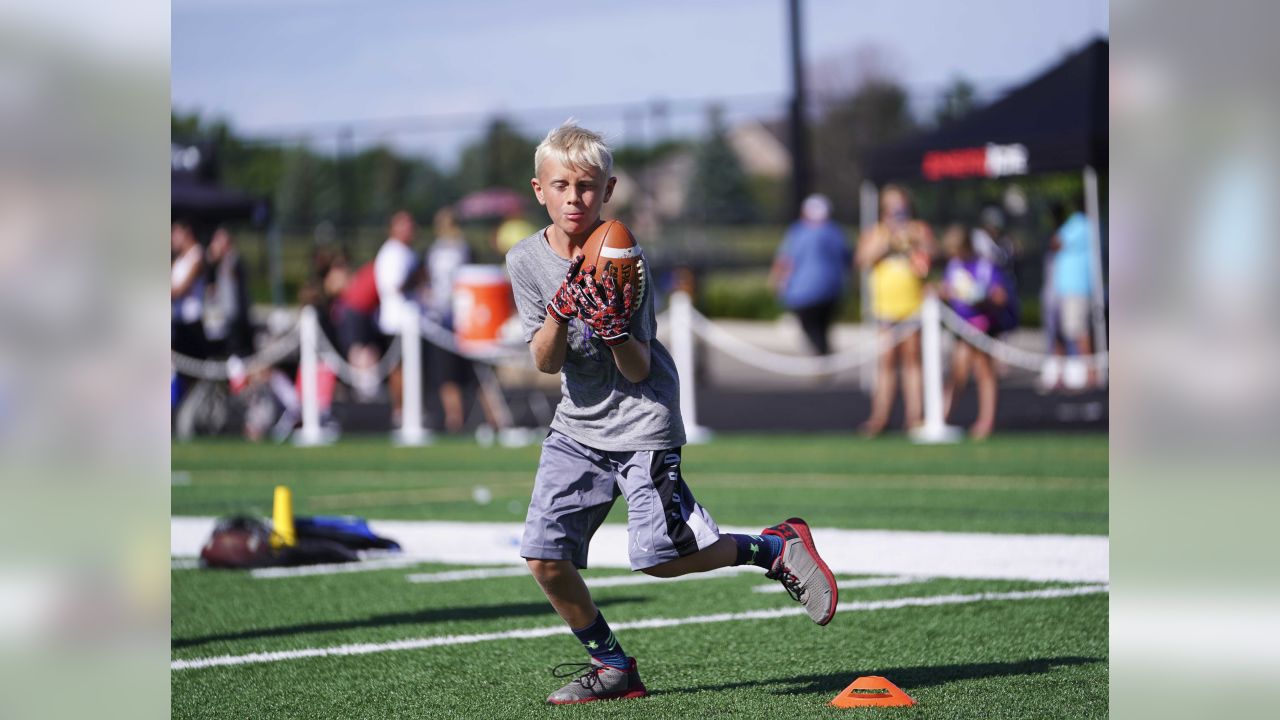 Former Vikings TE Kyle Rudolph hosts annual kids camp in Plymouth