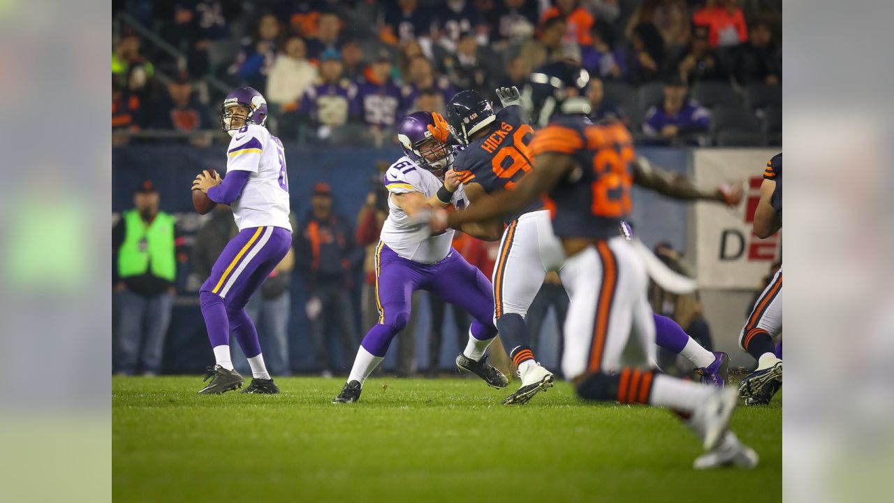 Vikings Battle the Bears on Halloween Night