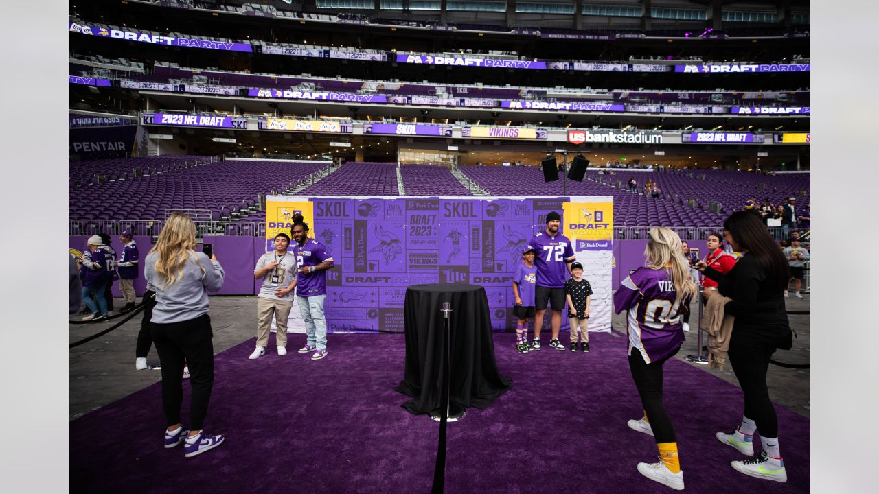 Vikings to host 2023 NFL Draft party at U.S. Bank Stadium