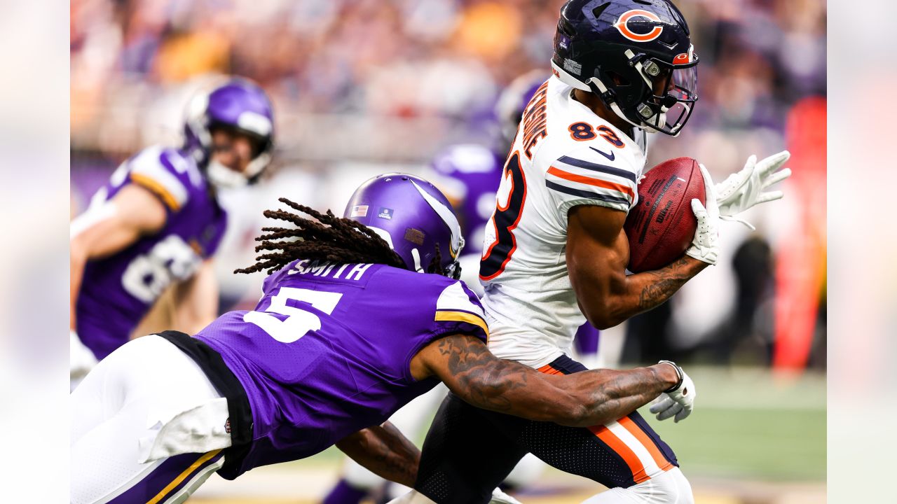 Minnesota Vikings outside linebacker Anthony Barr (55) during the first  half of an NFL football game against the Detroit Lions, Sunday, Oct. 10,  2021 in Minneapolis. Minnesota won 19-17. (AP Photo/Stacy Bengs