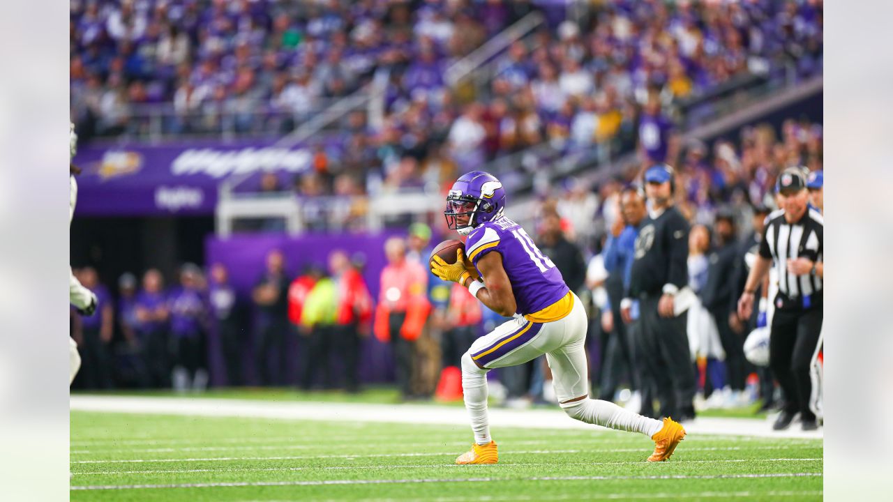 Indianapolis Colts vs. Minnesota Vikings . NFL Game. American Football  League match. Silhouette of professional player celebrate touch down.  Screen in Stock Photo - Alamy