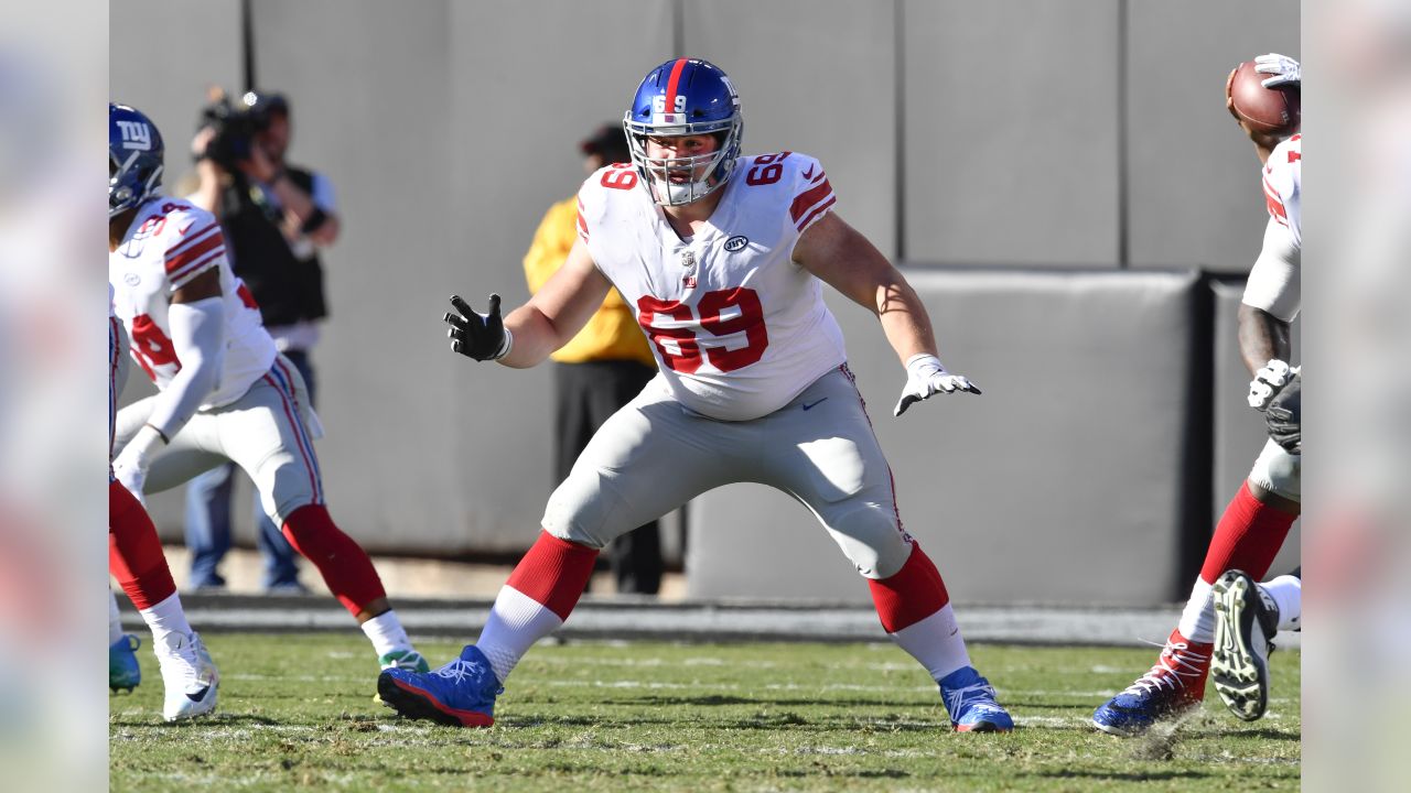 September 24, 2015, New York Giants center Weston Richburg (70) in action  during the NFL game between the Washington Redskins and the New York Giants  at MetLife Stadium in East Rutherford, New