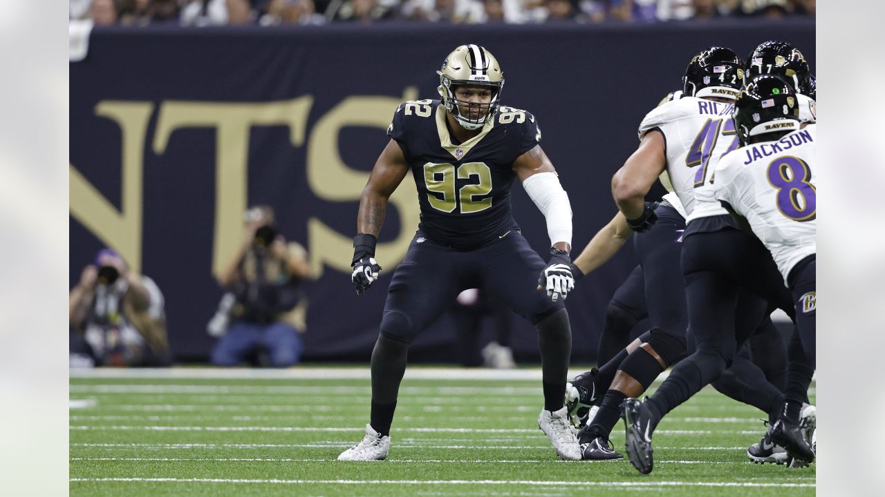 Defensive end Marcus Davenport