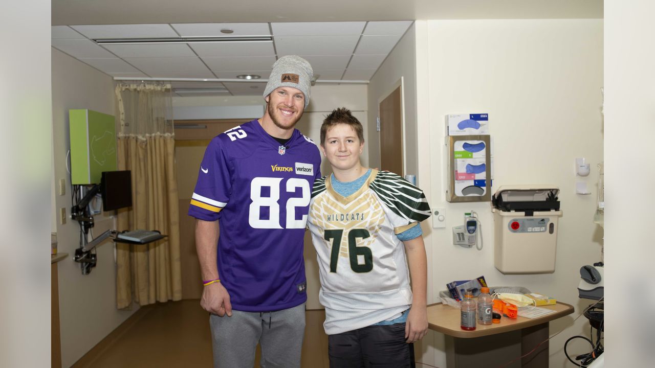 Vikings TE Kyle Rudolph wins Walter Payton Man of the Year Charity