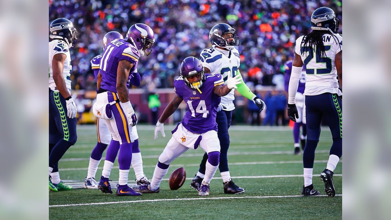 PHOTOS: Seahawks-Vikings Freezing Playoff Game