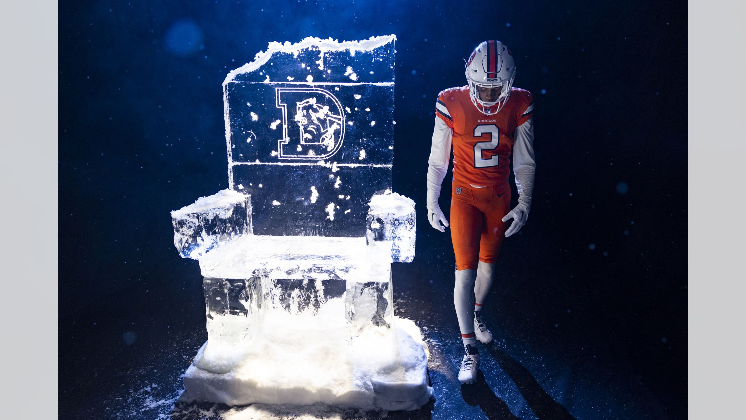 Denver Broncos Unveil New “Snowcapped” White Alternate Helmets –  SportsLogos.Net News