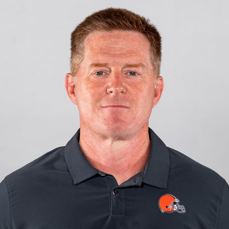 This is a photo of Monty Gibson of the Cleveland Browns NFL football team. This image reflects the Cleveland Browns active roster as of April 14, 2021.