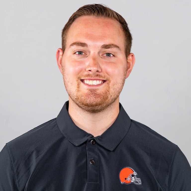 This is a 2021 photo of Zach Dunn of the Cleveland Browns NFL football team. This image reflects the Cleveland Browns active roster as of April 14, 2021 when this image was taken.
