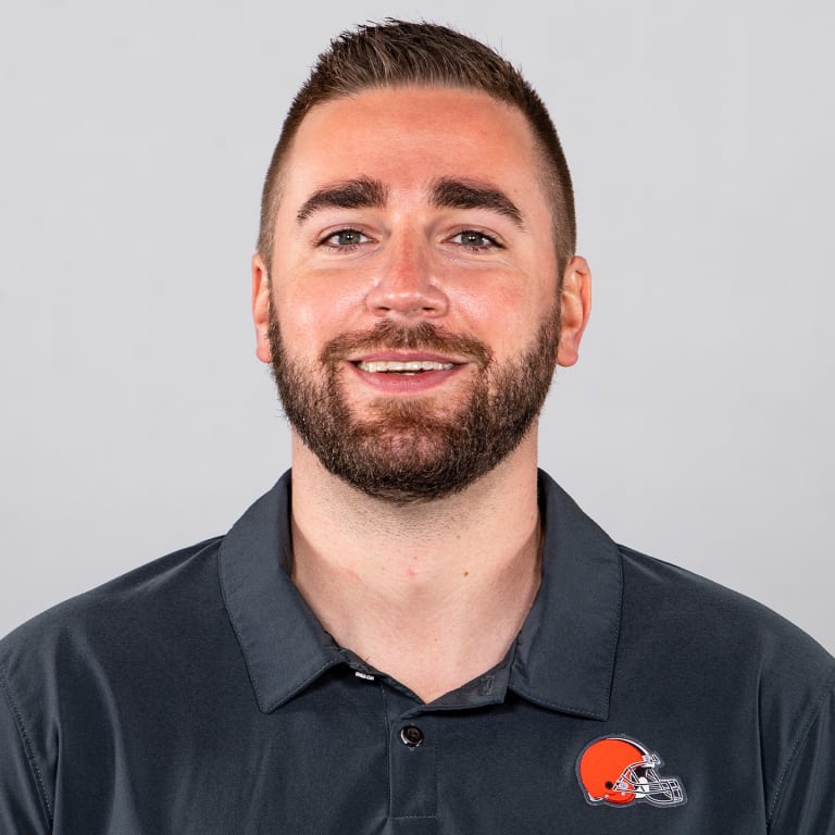 This is a 2021 photo of Josh Christovich of the Cleveland Browns NFL football team. This image reflects the Cleveland Browns active roster as of April 14, 2021 when this image was taken.