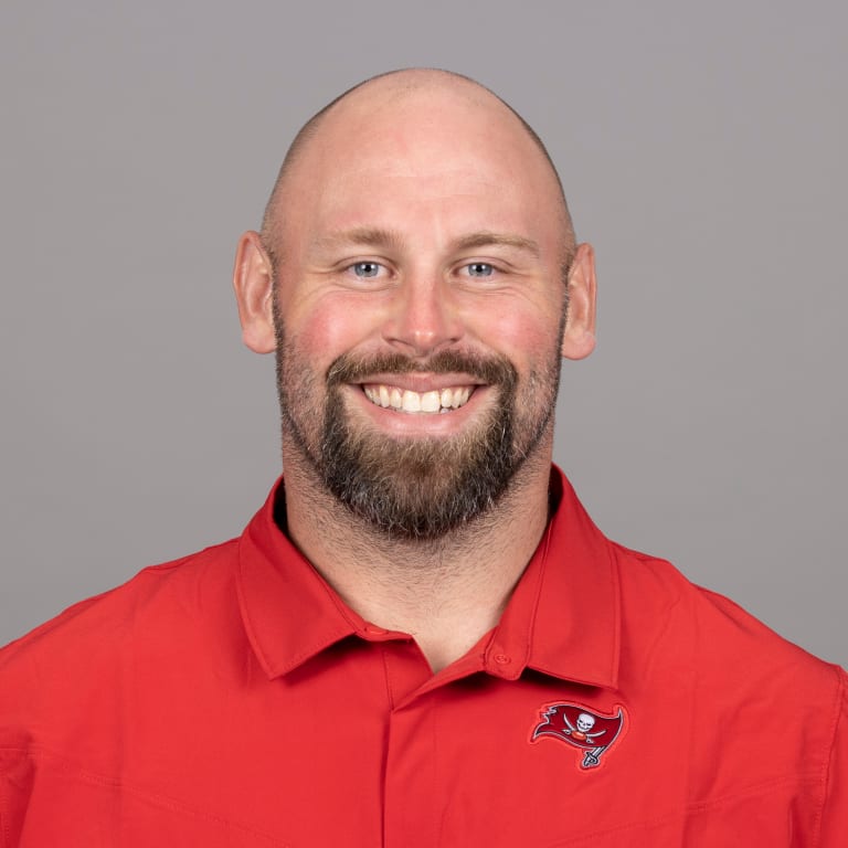 TAMPA, FL - August 19, 2021 - Offensive Assistant A.Q. Shipley of the Tampa Bay Buccaneers’ headshot. Photo By Kyle Zedaker/Tampa Bay Buccaneers