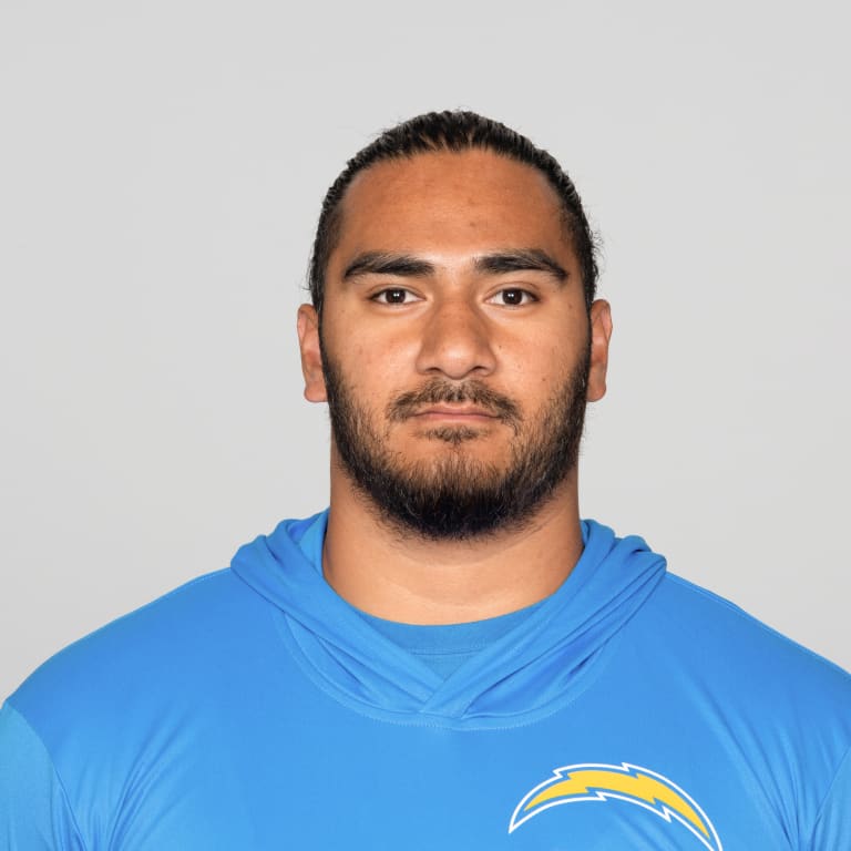 This is a 2021 photo of Timu John of the Los Angeles Chargers NFL football team. This image reflects the Los Angeles Chargers active roster as of Monday, June 14, 2021 when this image was taken. (AP Photo)