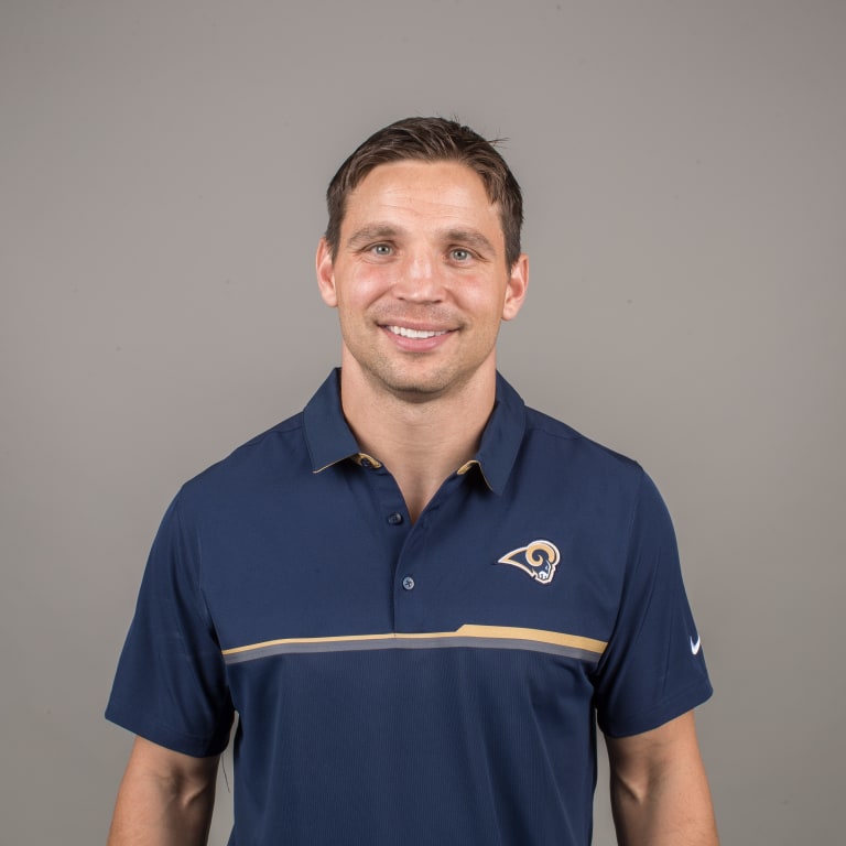 Los Angeles Rams assistant linebackers coach Chris Shula at Rams practice Facility, Wednesday, February 8, 2017, in Thousand Oaks. (Jeff Lewis/Rams)