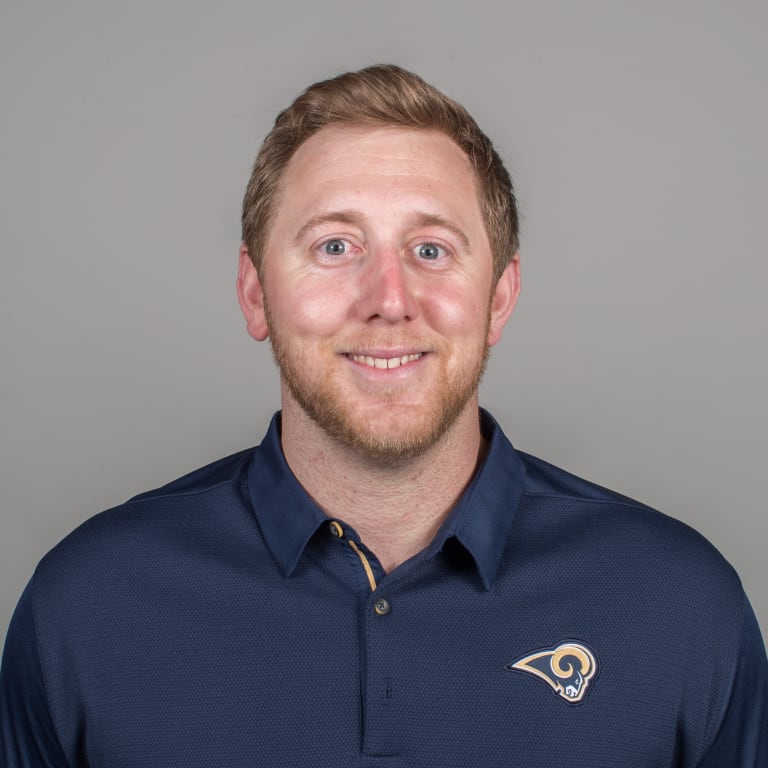 Liam Coen of the Los Angeles Rams headshot, Thursday, April 26, 2018, in Thousand Oaks, CA. (Jeff Lewis/Rams)