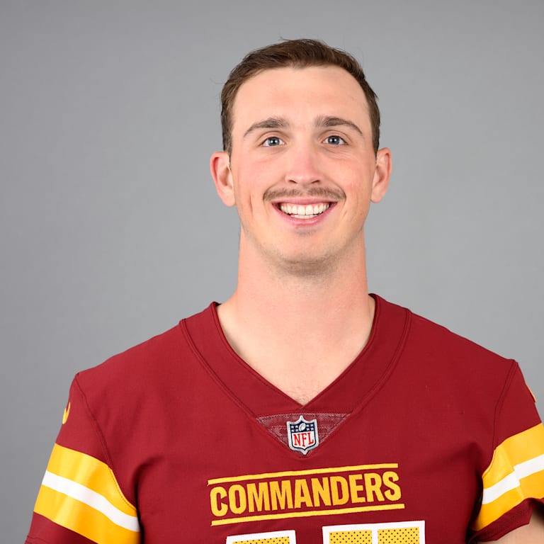 Washington Commanders long snapper Camaron Cheeseman (54) reacts during the  second half of an NFL football game against the Chicago Bears, Thursday,  Oct. 13, 2022, in Chicago. (AP Photo/Kamil Krzaczynski Stock Photo - Alamy