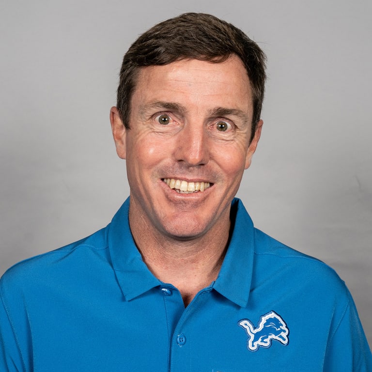 This is a 2021 photo of Dave Fipp of the Detroit Lions NFL football team. This image reflects the active staff as of February 1st 2021, when this image was taken. (AP Photo)