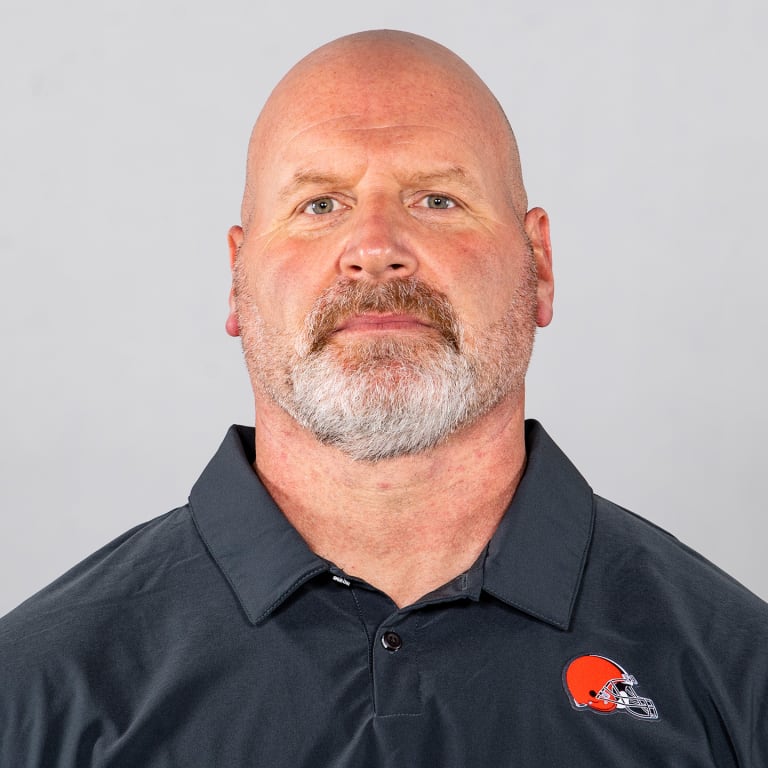 This is a 2021 photo of Evan Marcus of the Cleveland Browns NFL football team. This image reflects the Cleveland Browns active roster as of April 14, 2021 when this image was taken.