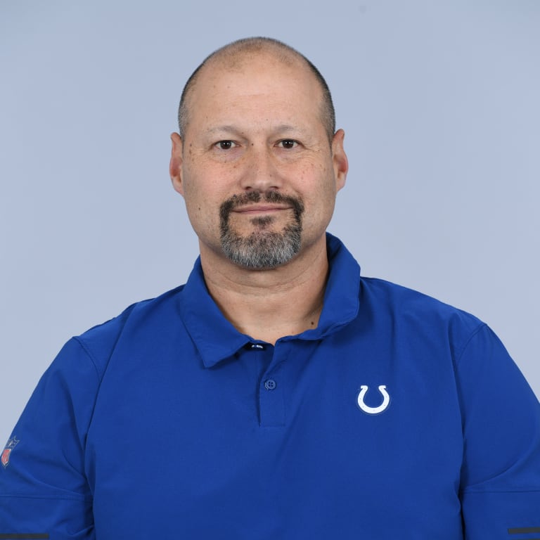 This is a 2021 photo of Scott Milanovich of the Indianapolis Colts NFL football team. This image reflects the 2021 active roster as of 3/22/21 when this image was taken. (AP Photo)