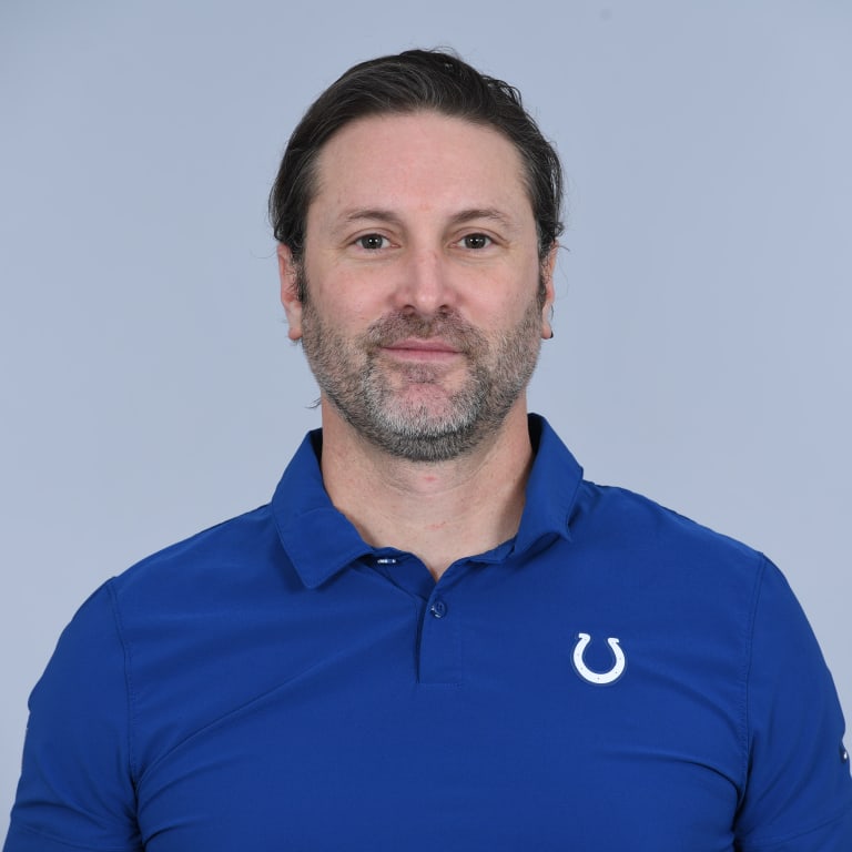 This is a 2021 photo of Mike Groh of the Indianapolis Colts NFL football team. This image reflects the 2021 active roster as of 3/22/21 when this image was taken. (AP Photo)