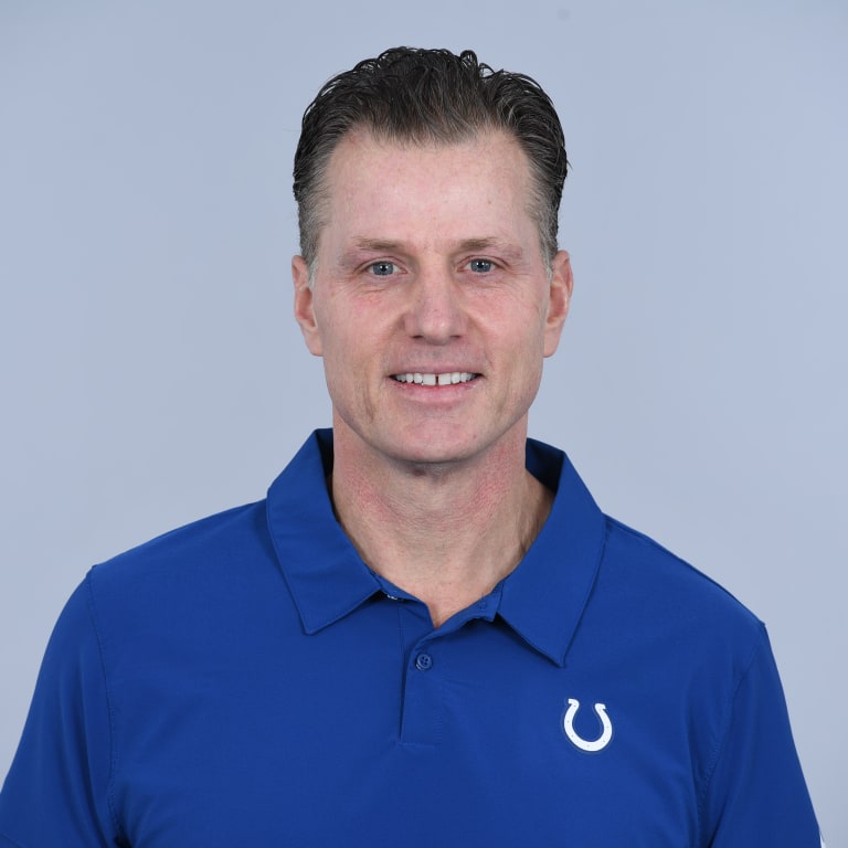 This is a 2021 photo of Matt Eberflus of the Indianapolis Colts NFL football team. This image reflects the 2021 active roster as of 3/22/21 when this image was taken. (AP Photo)