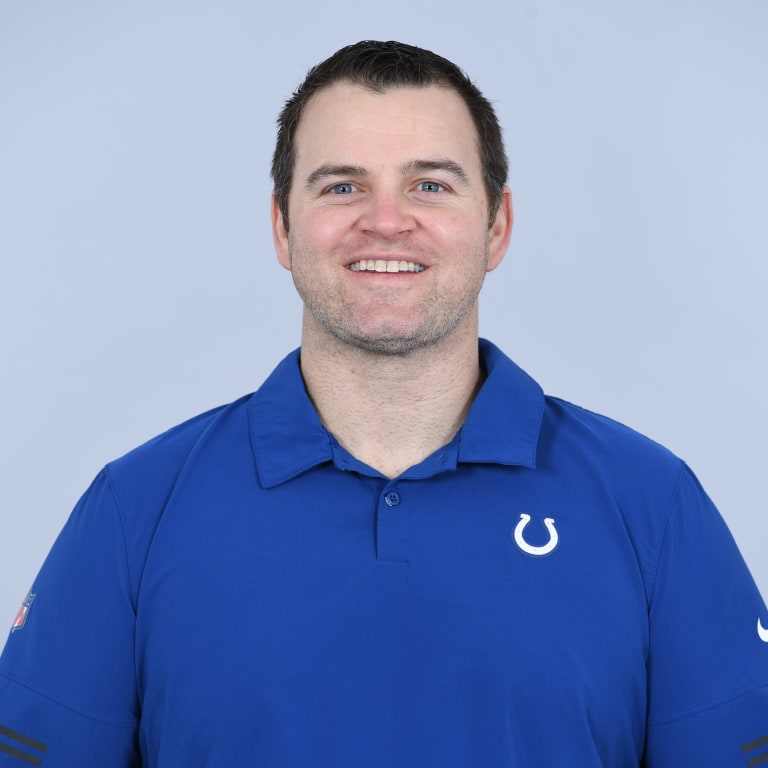 This is a 2021 photo of Dave Borgonzi of the Indianapolis Colts NFL football team. This image reflects the 2021 active roster as of 3/22/21 when this image was taken. (AP Photo)